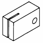 Upper Saw Guide With Carbide Insert For Guide Bar Assembly 602